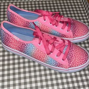 New Keds Pink Sparkle 6.5 7 Beautiful Glitter Sneakers Shoes Women Pretty